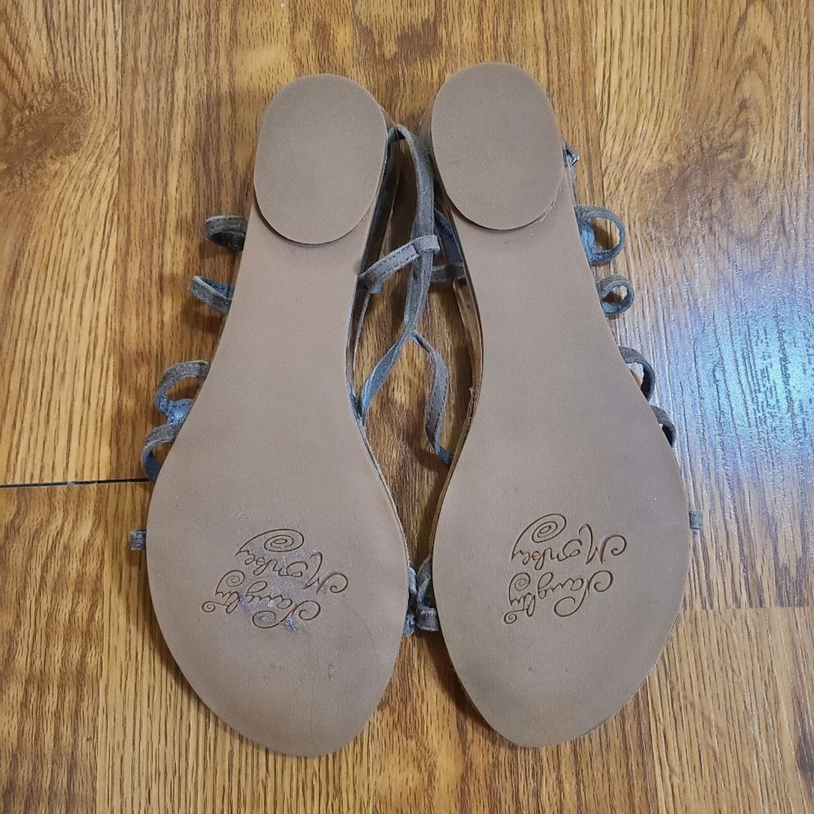 naughty monkey Brown Beaded Strappy Sandals