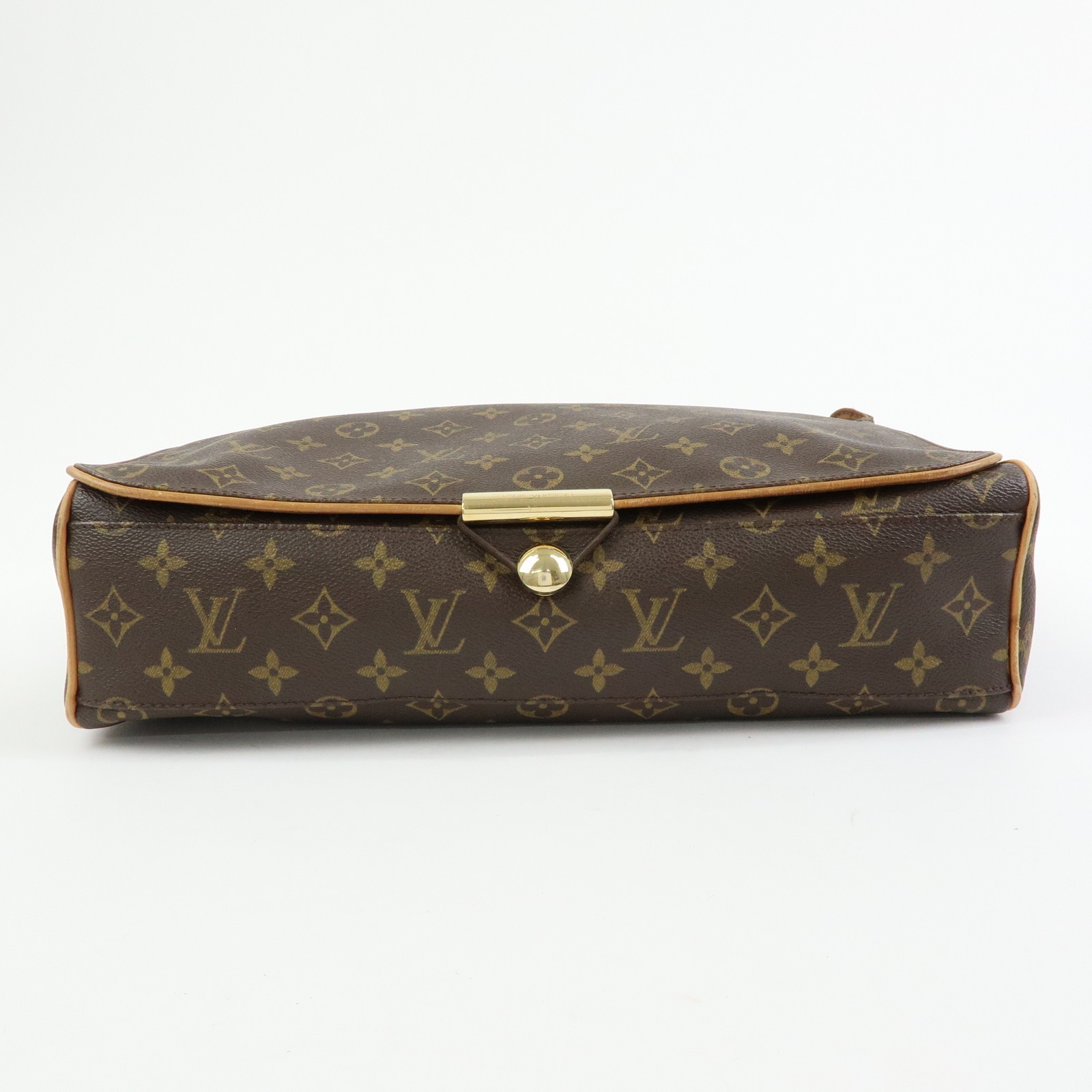 Louis Vuitton Monogram Abbesses Messenger Bag Brown M45257 Authentic Used F/S