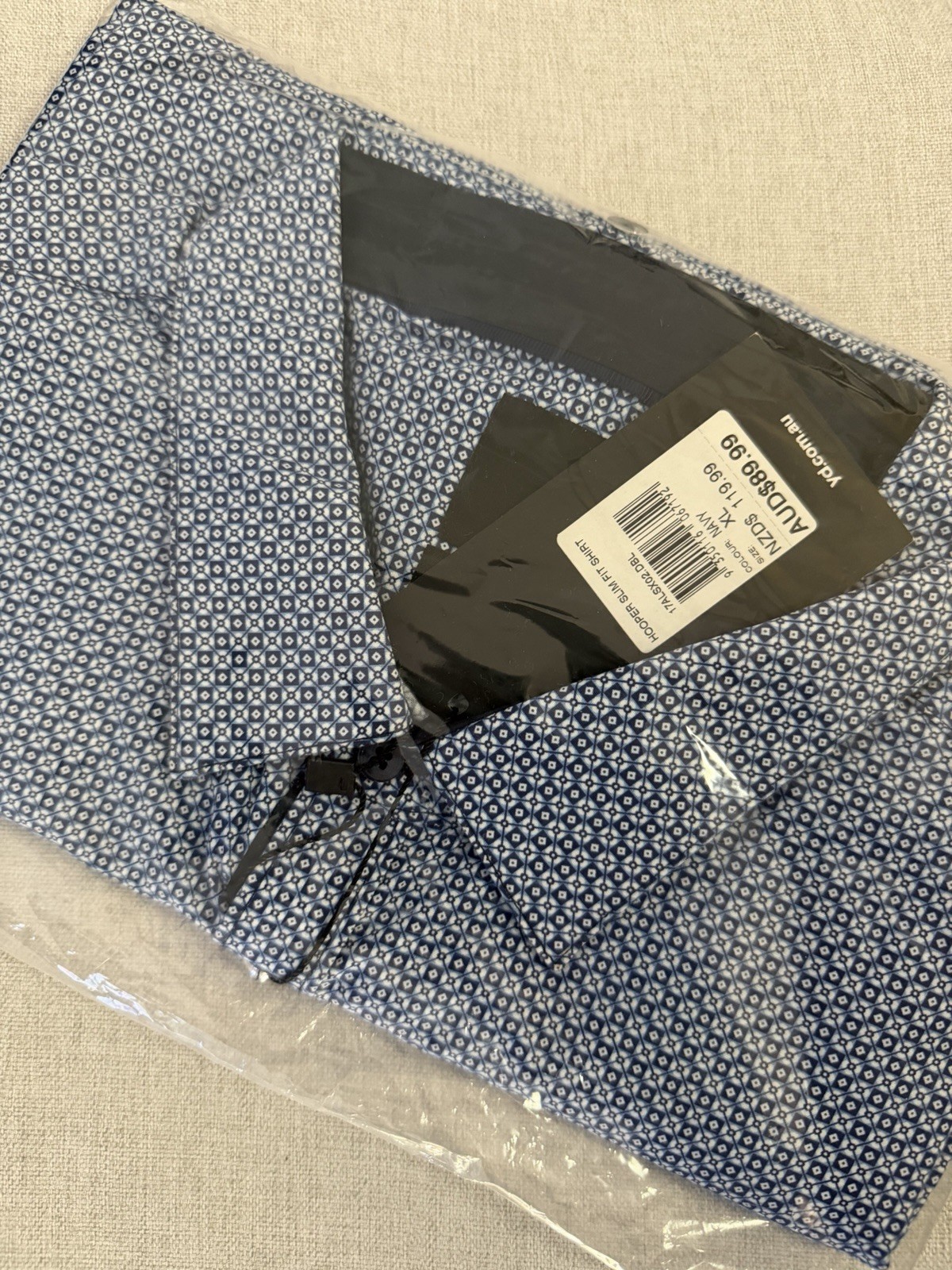 YD Navy Button-Up Brand New