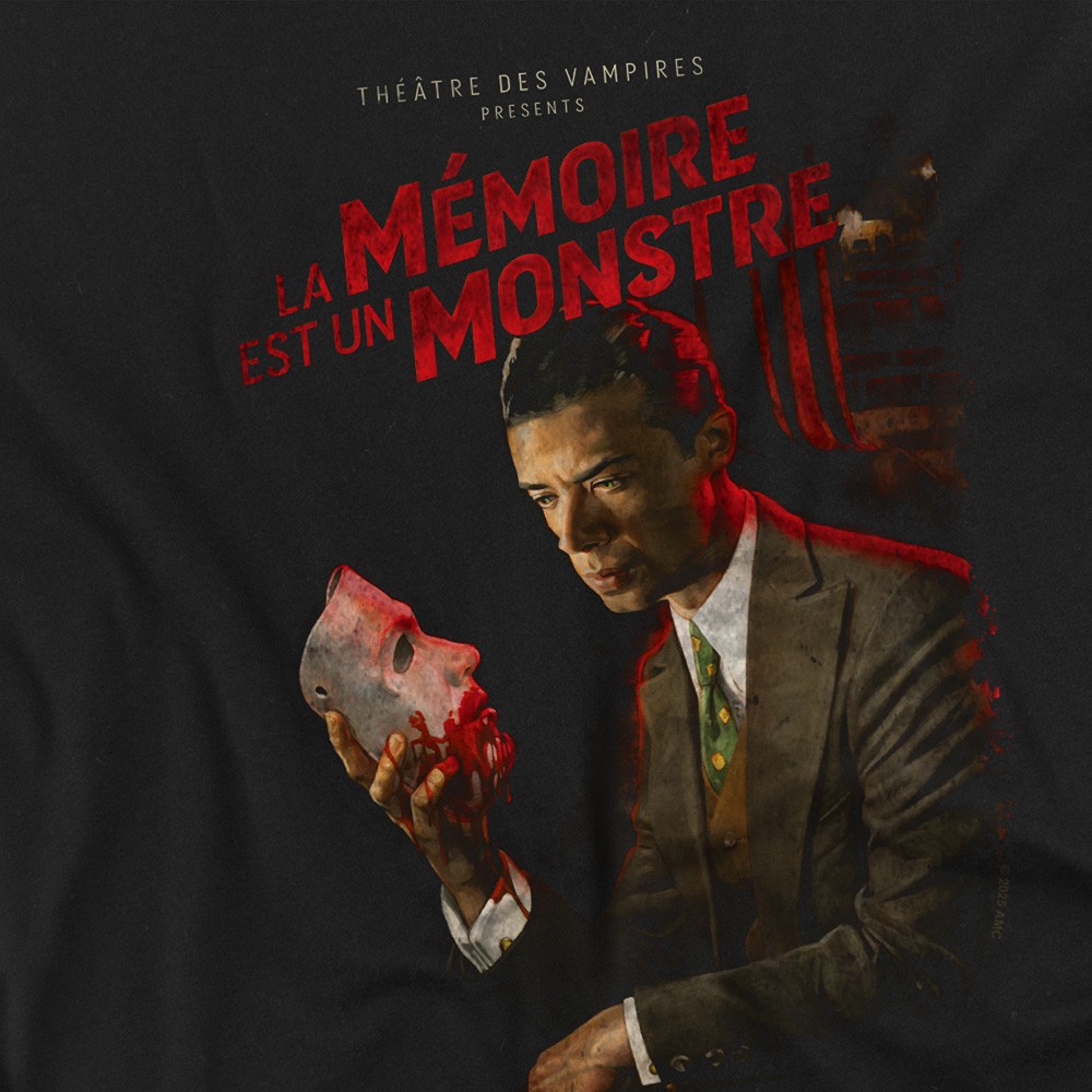 Interview with The Vampire La Memoire Poster Unisex Adult T Shirt, Black,S-7XL
