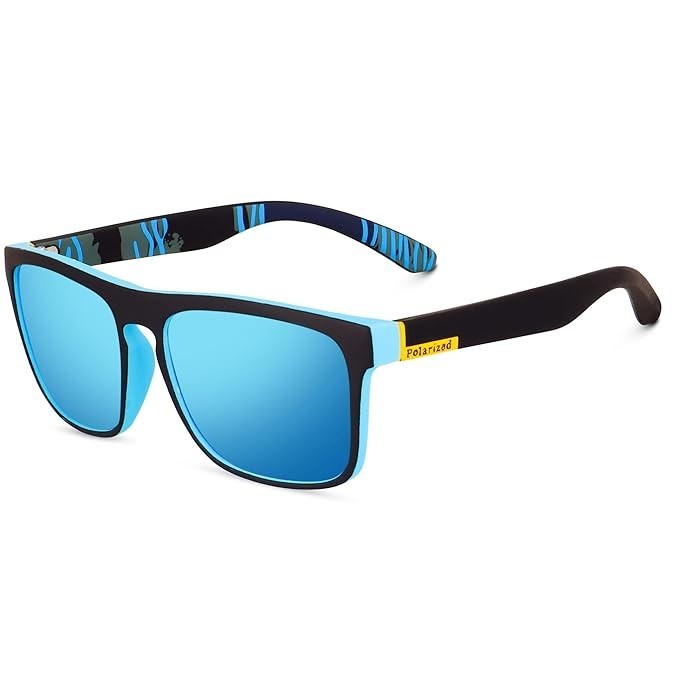 Square Polarized Sunglasses for Men Women Outdoor Sports Driving Glasses Golfing