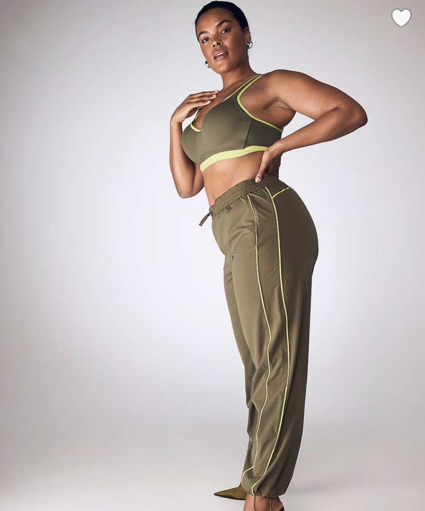 VSX Victoria’s Secret Incredible Max High Support Sports Bra 36D Olive Neon