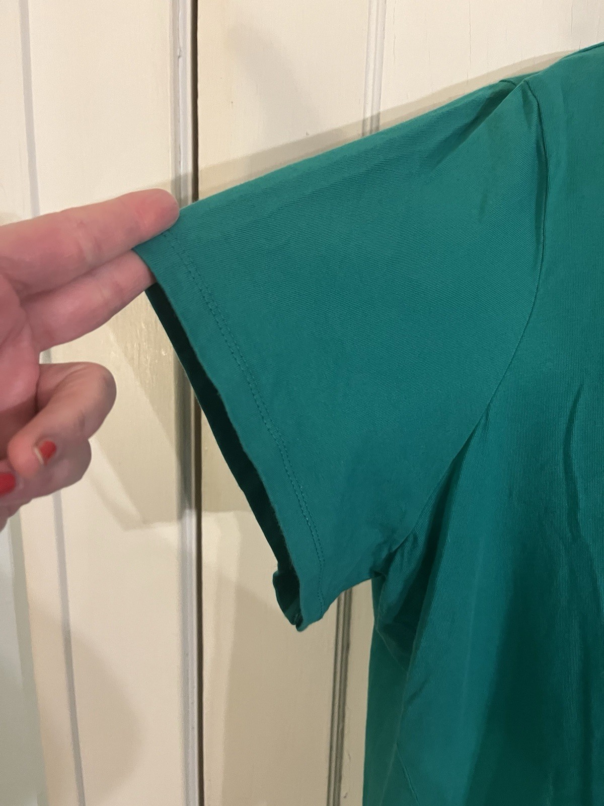 Roman’s Women’s T-Shirt Size 26 / 28 (Roman’s Sz 2X) Green, 100% Cotton