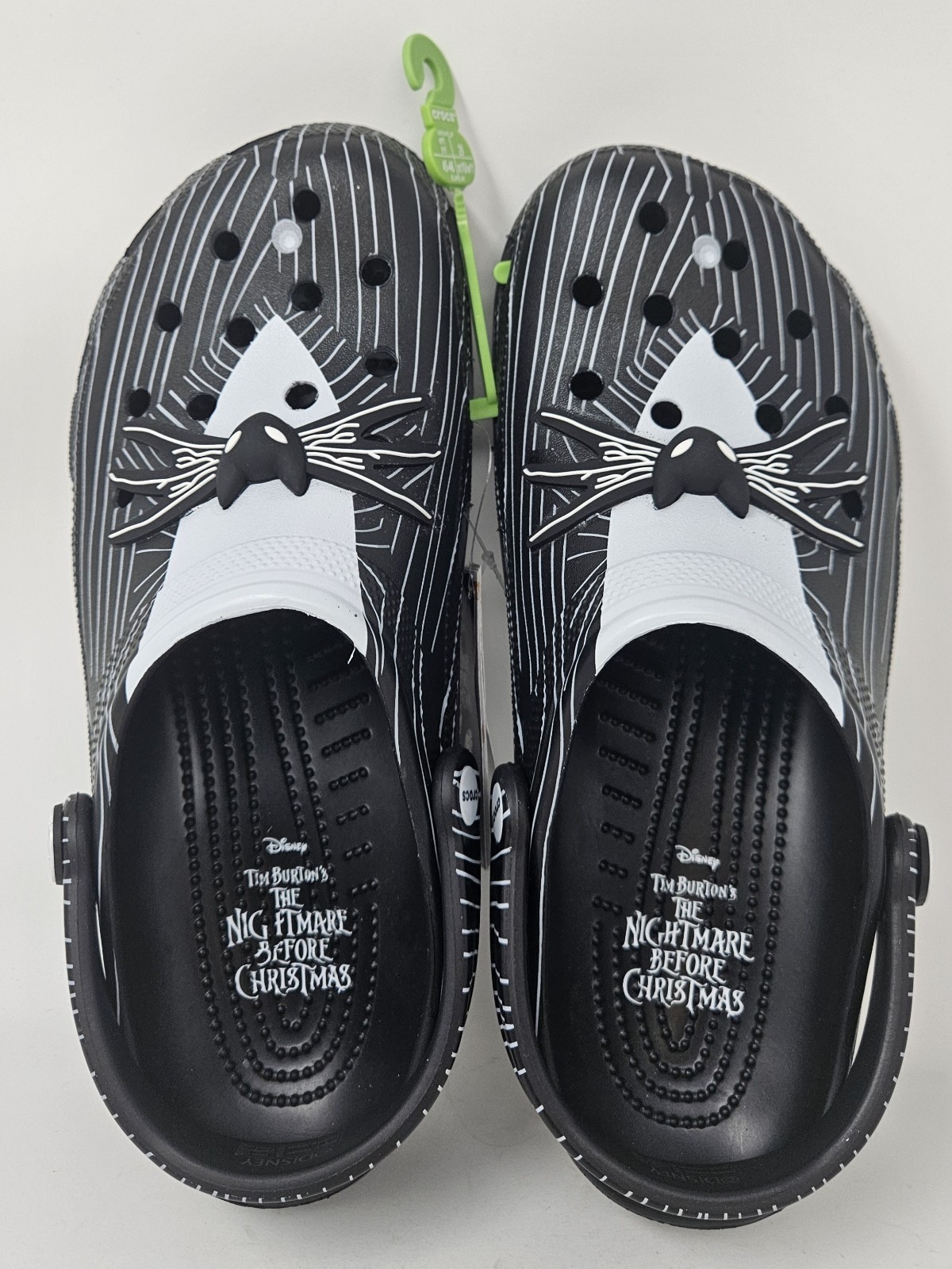 Crocs Classic Sandals, Men’s Nightmare Before Christmas, Black, 208275, NEW!