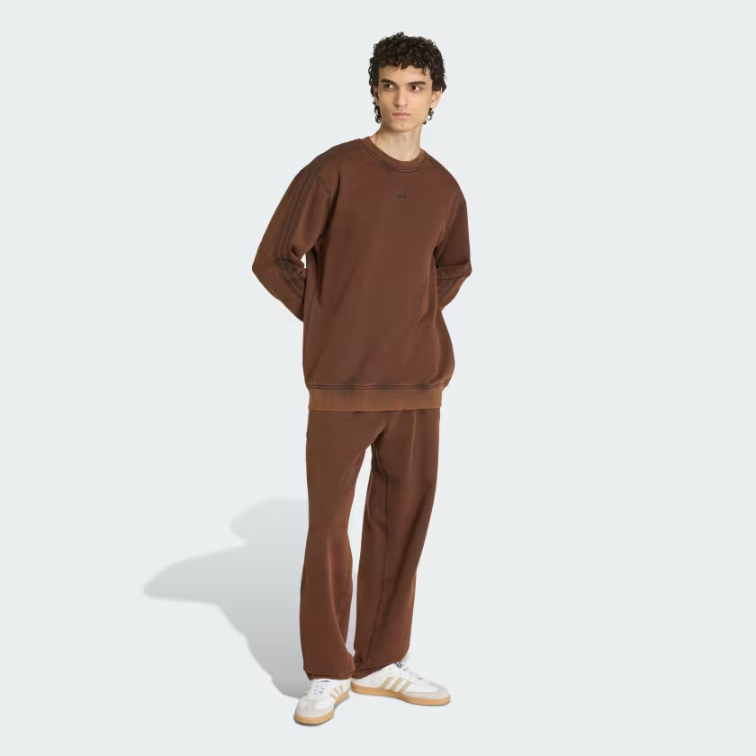 adidas men PREMIUM ESSENTIALS RETRO WASHED OPEN HEM PANTS