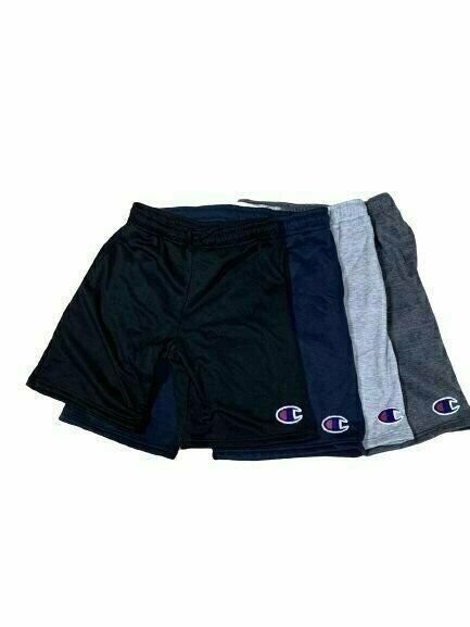 Champion Men’s Shorts Pockets Authentic Soft Fleece Gym Workout Warm Jersey