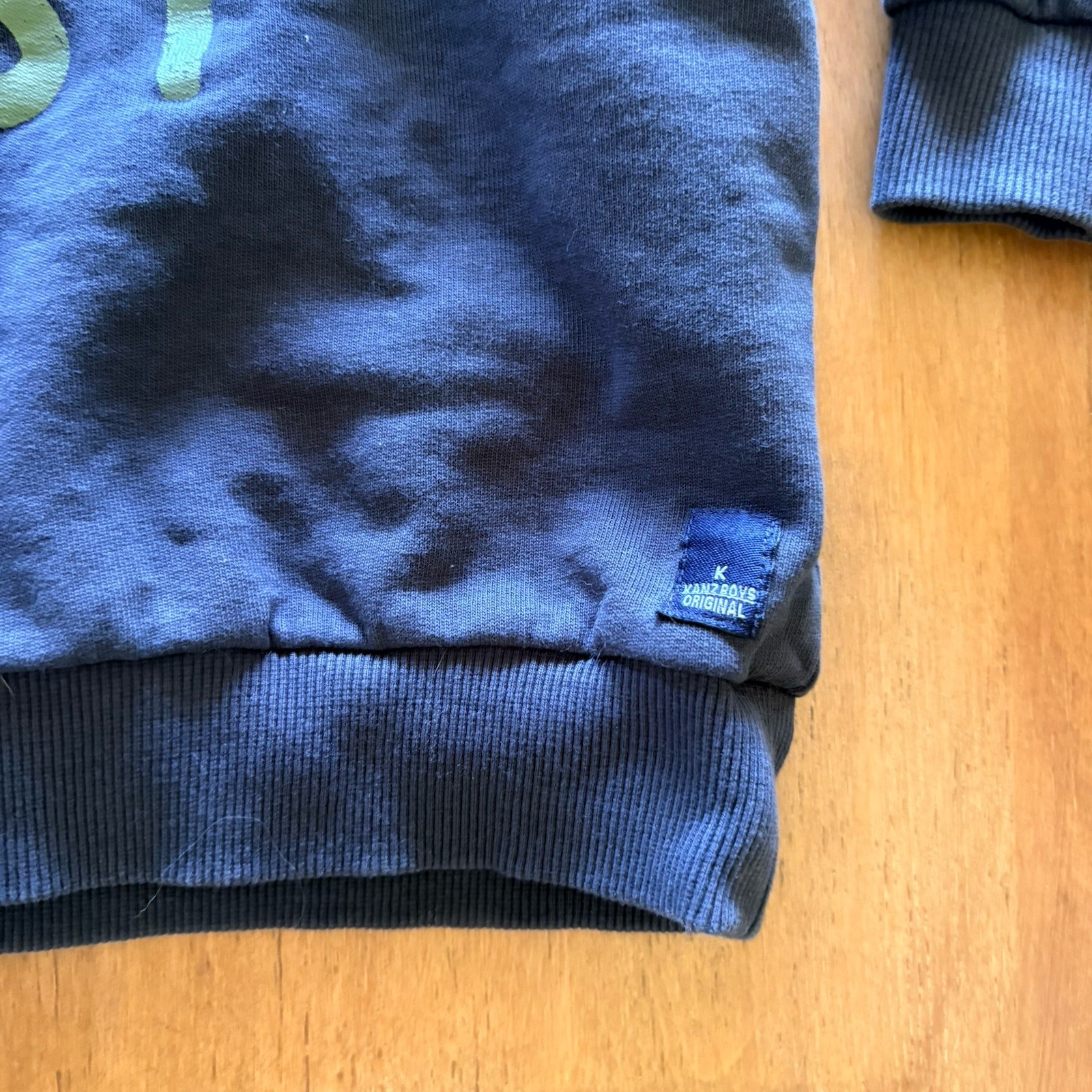 Kanz SweatshirtNavy Blue 100% Cotton Boys 6 Years 116 Germany European Boutique
