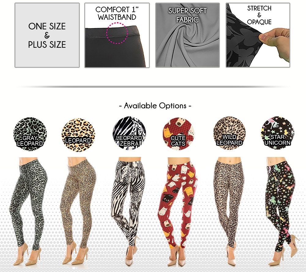 Women’s Butter Soft Patterned Leggings