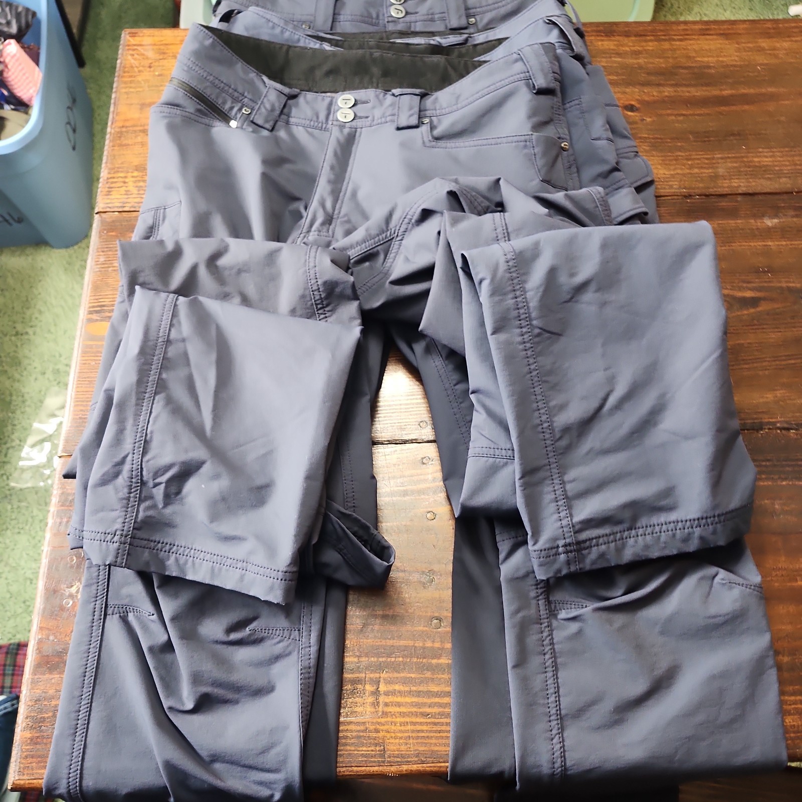 Truewerk T2 Werkpant Men’s 32×36 Blue gray Technical Work Utility Cargo Pants