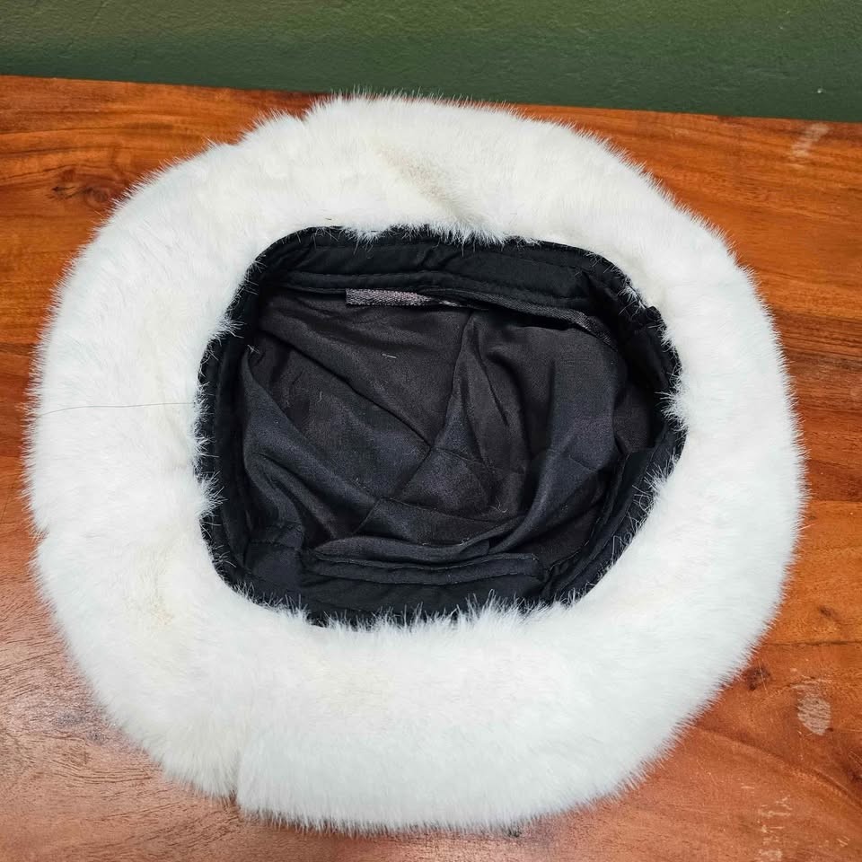 Luxurious Fluffy Faux Fur Beret Hat for Women Cozy and Chic NWT Winter Warm
