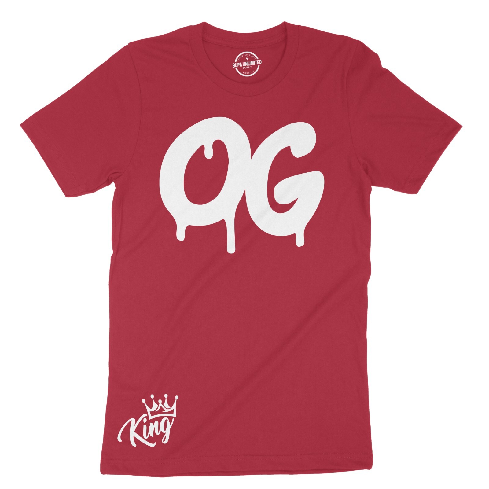 Urban Hip Hop Design Style Black Men’s T Shirt OG King Graffiti Graphic Tees