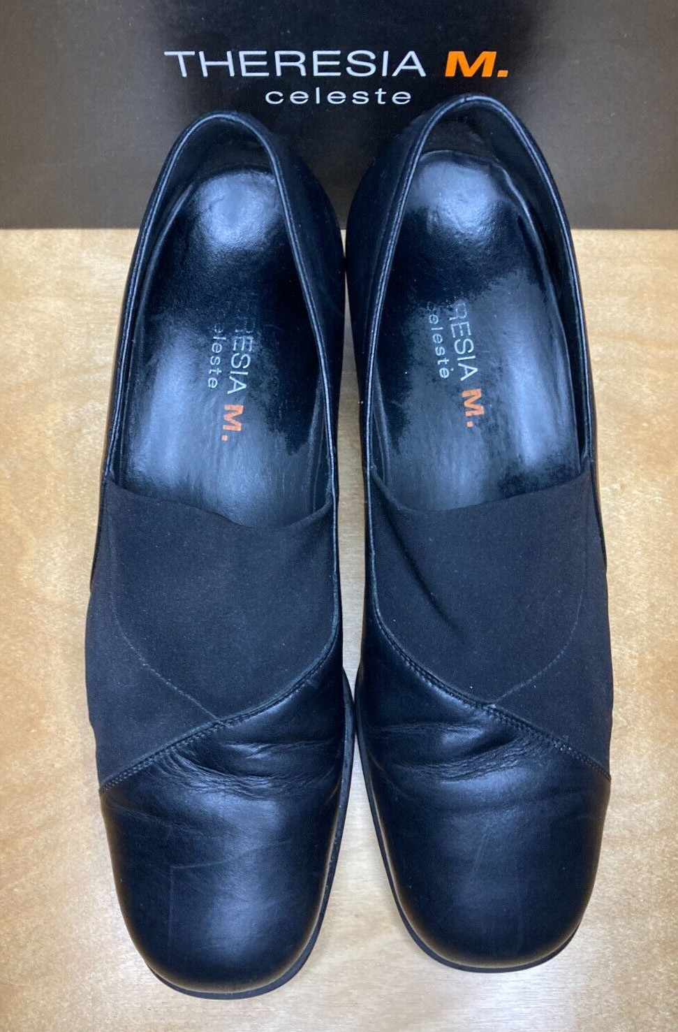 Theresia M Celeste Leather Black Dress Shoes Women’s US Size 8 LKN