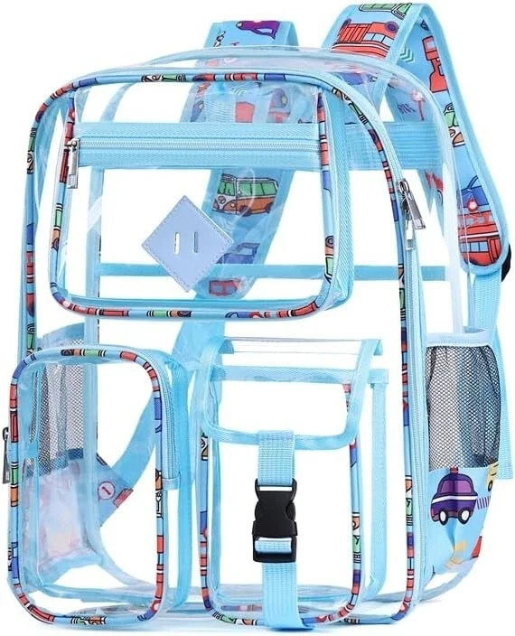 Clear Backpack Heavy Duty Transparent Backpacks Stadium Approved Women Men Kids