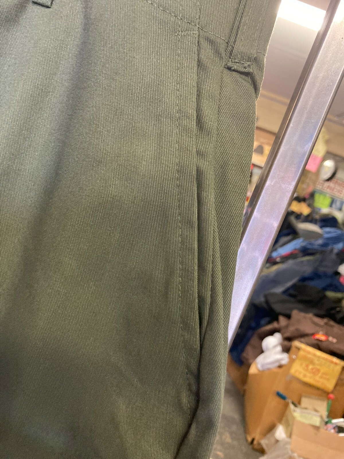 vintage 80s us army og 507 trousers utility pants military usa straight pocket