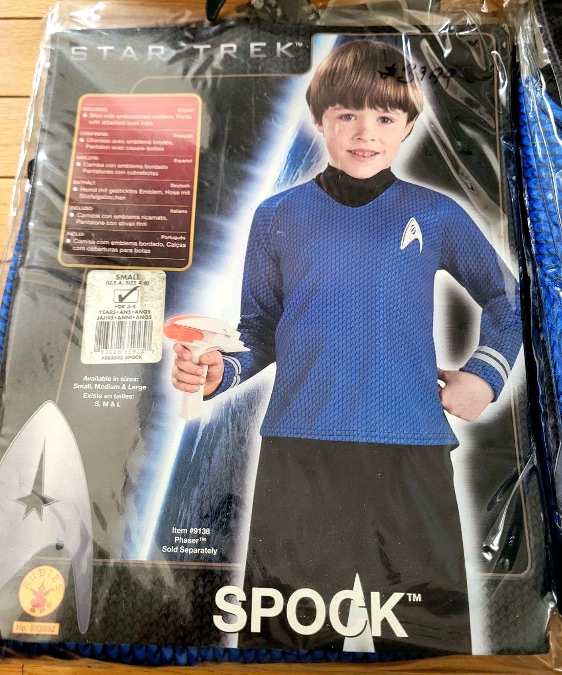 Star Trek Kids – Rubies Costumes Kirk, Scotty, Spock, Lt Uhura – Use Drop Down
