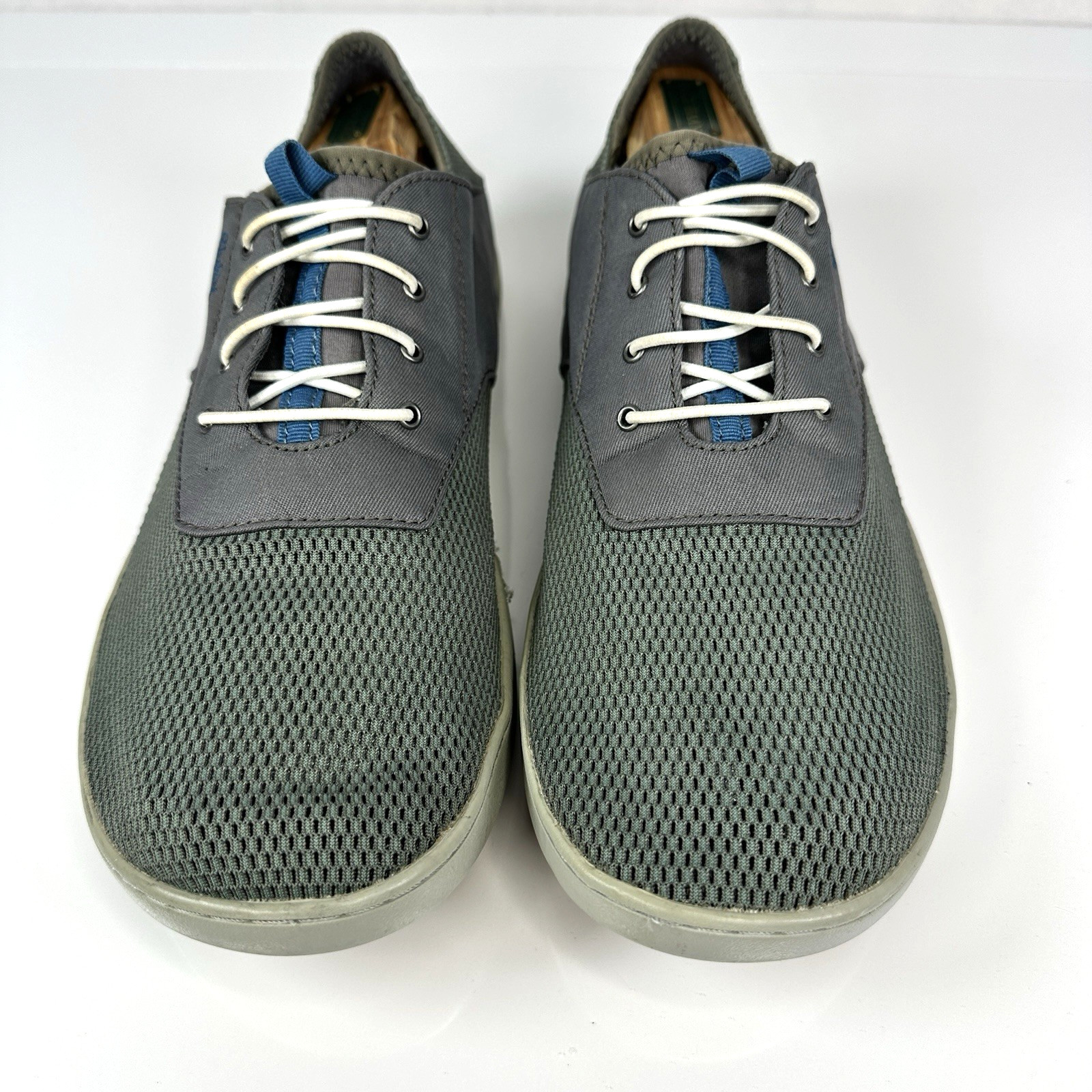 Mens OluKai Nohea Moku Casual Shoes Low Top Sneakers Gray Size 11 Comfort