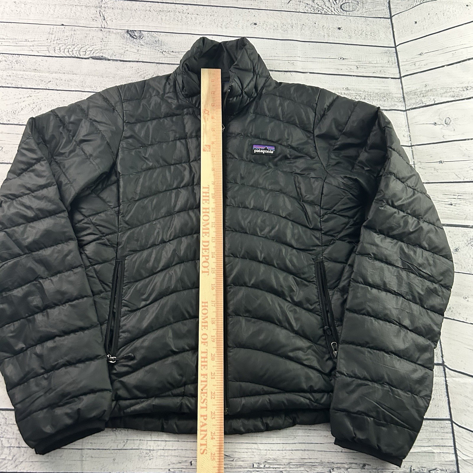 Patagonia Down Lightweight Puffy Full Zip Jacket Women’s Small Black