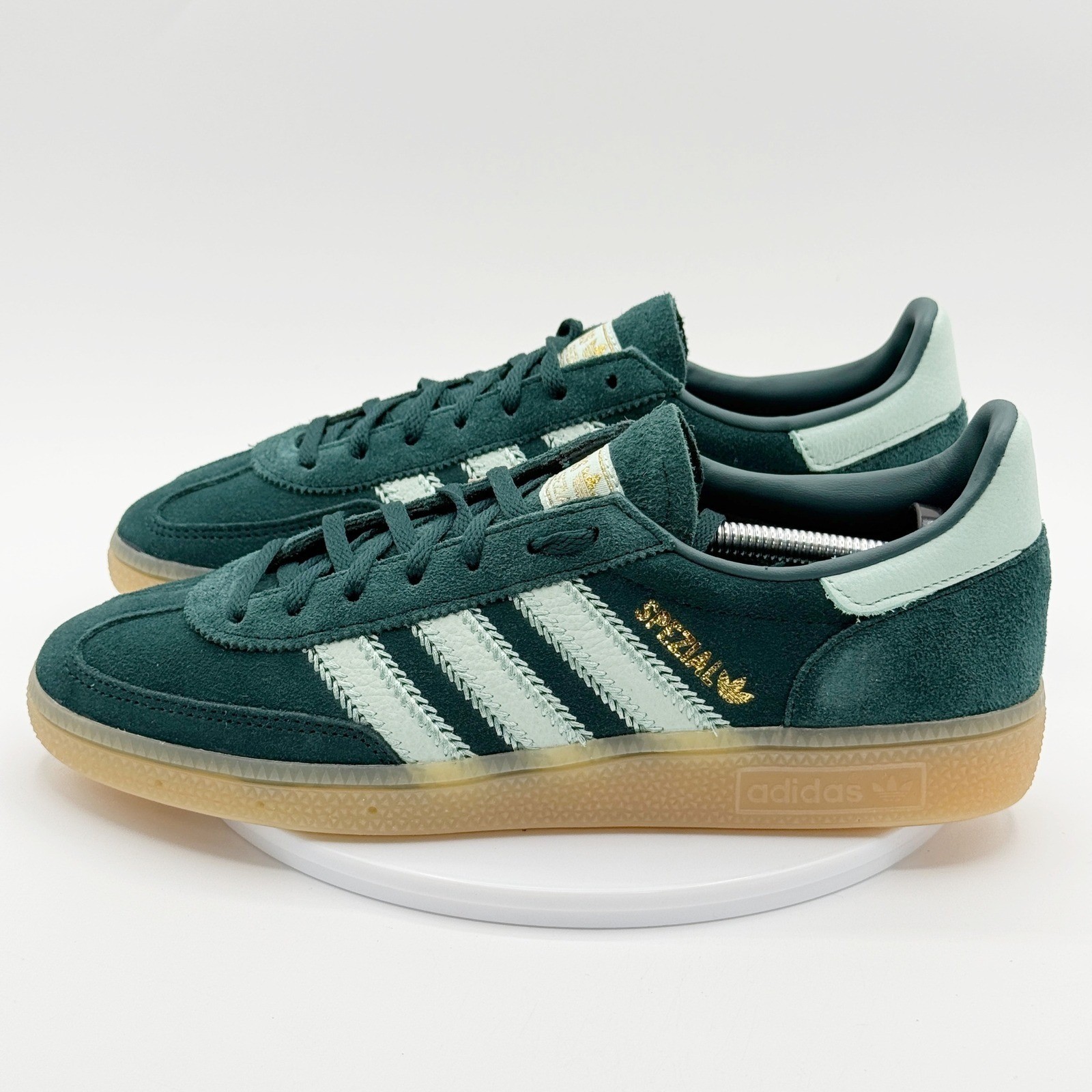 Adidas Handball Spezial W Sneaker Size 10 Aurora Ivy/Ash Green/Gum Women JR0847