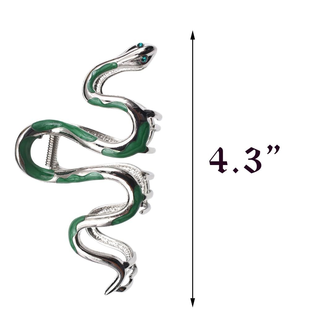 Snake Design Big Hair Claws Clips Halloween Gothic Women Hair Accessories Gift