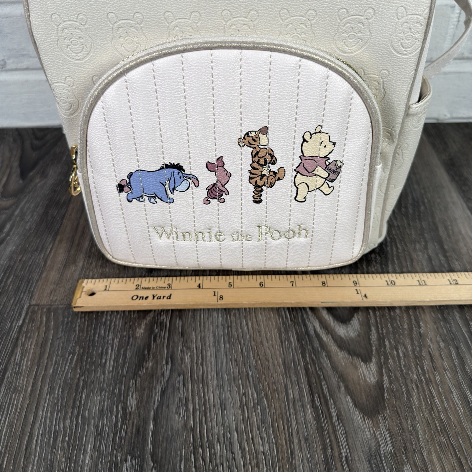Primark Disney Winnie The Pooh and Friends Faux Leather Backpack 13″ Exclusive