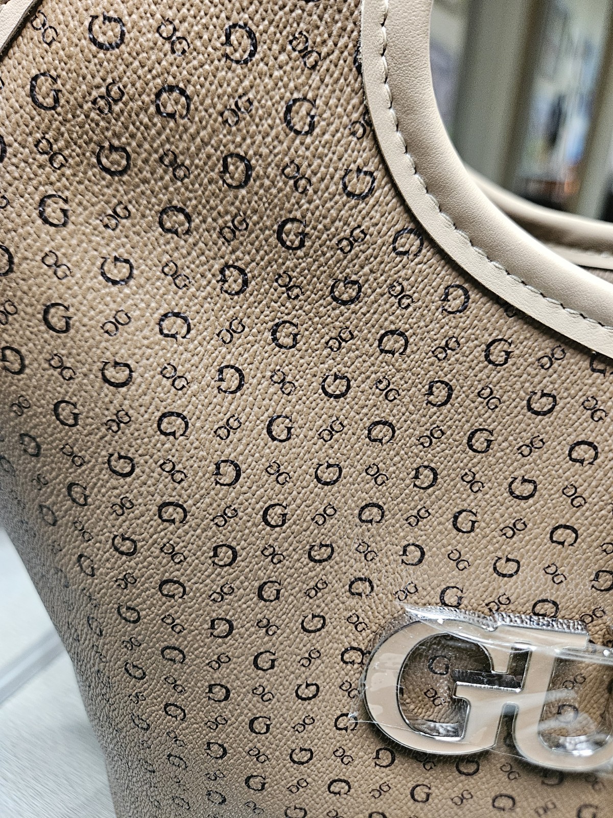 Guess NEW Insulated Lux Lunch Picnic Tote Bag Burnaby TRAVEL Cocoa Mo.RCK9834081