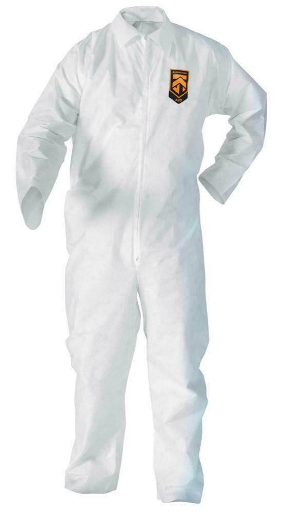 3 Lightweight Disposable Cleaning Spraying Painting Hazmat Bunny Suits Coveralls