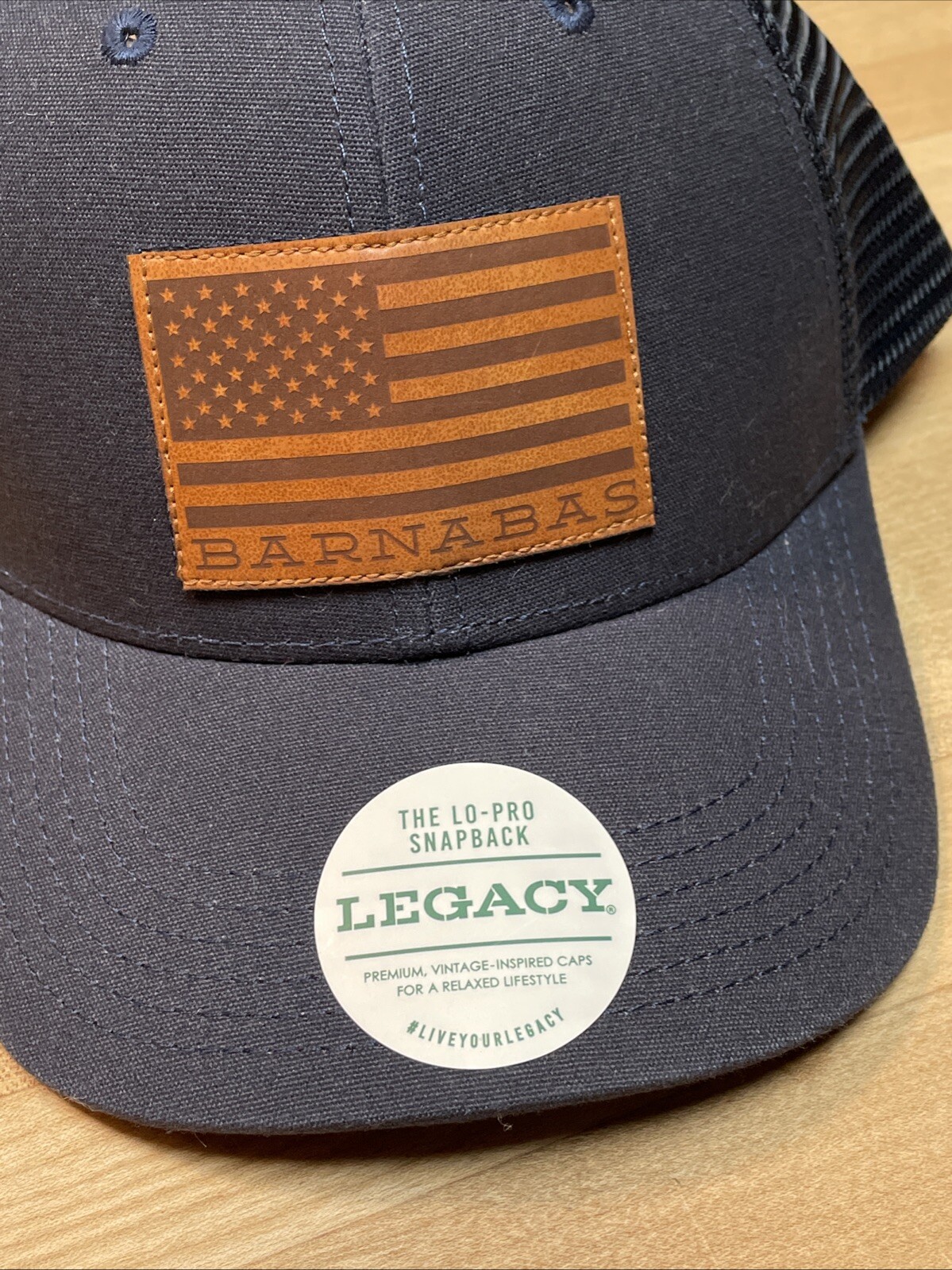 LEGACY Barnabas USA Flag Trucker Lo-Pro SnapBack CAP Hat With tag CLEAN