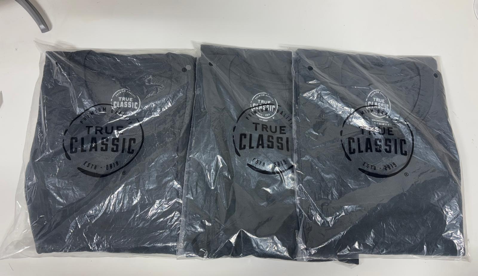 3 Pack True Classic Carbon Crew Neck T-Shirt – XX-Large