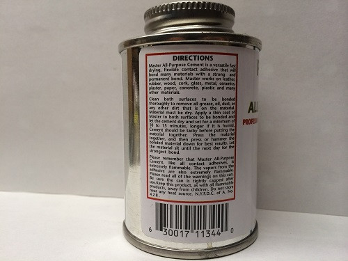 Petronio’s Master All Purpose Cement Glue Shoe Repair Adhesive Glue 4 oz.