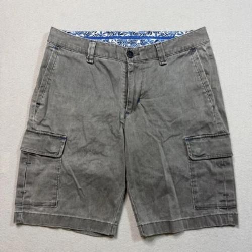 Tommy Bahama Men’s Size 30 Cave Twill Coastal Key 10″ Casual Cargo Shorts