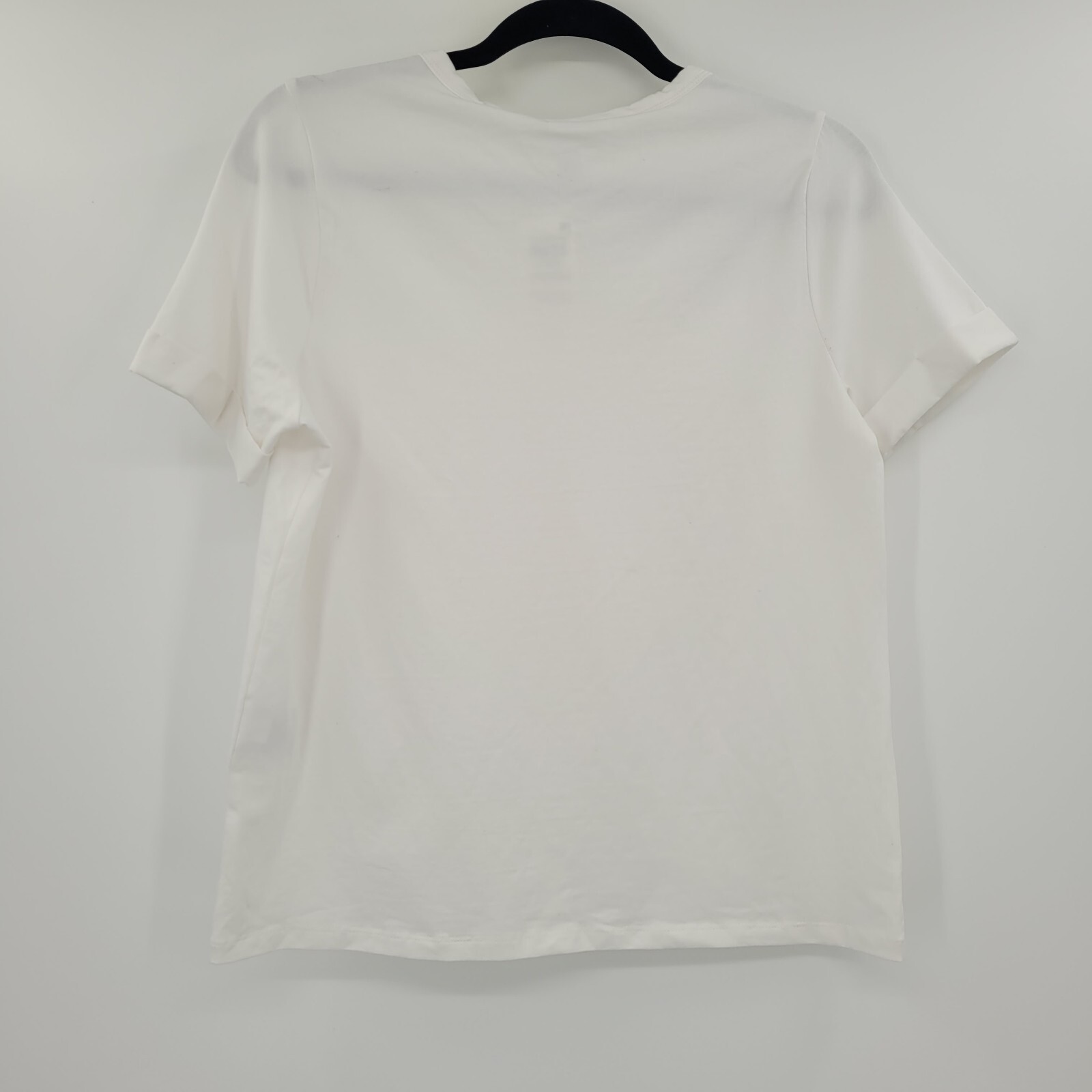 Charter Club Women’s Embellished-Shoulder Top White Medium