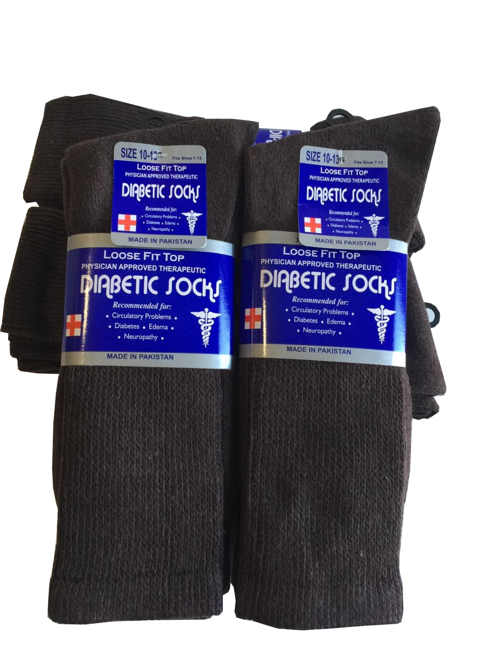 3, 6, or 12 Pairs Diabetic CREW circulatory Socks Health Men’s Cotton ALL SIZE