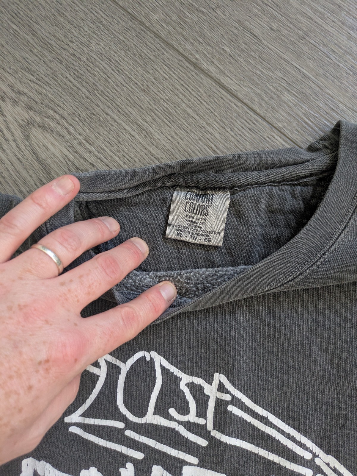 Pavement band Comfort Colors Sweatshirt XL