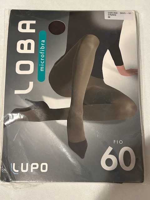Lupo Loba Womens Microfiber Opaque Tights M 60 Denier Brown Red Green 5825-01