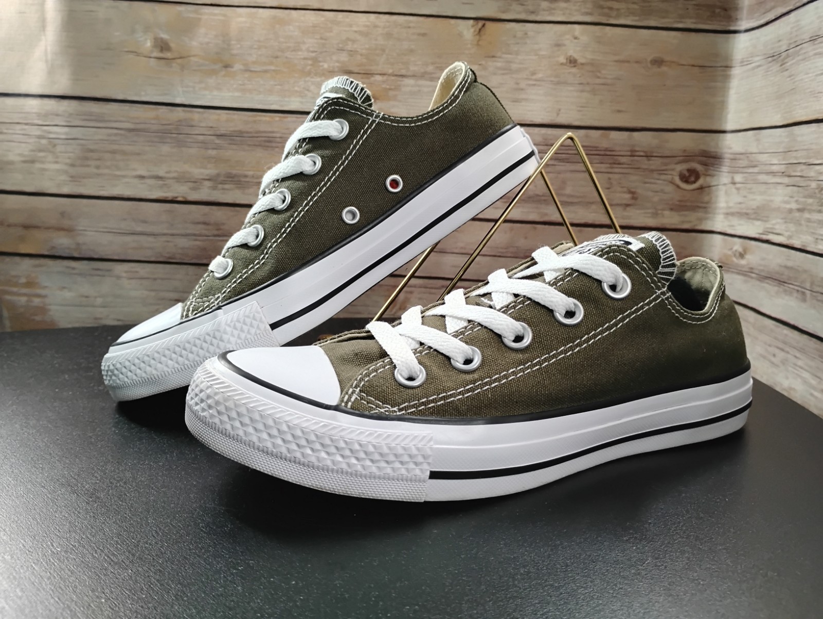 Converse All Star Chuck Taylor Low Top Olive Green 151184F Men 4 / Women 6 -…