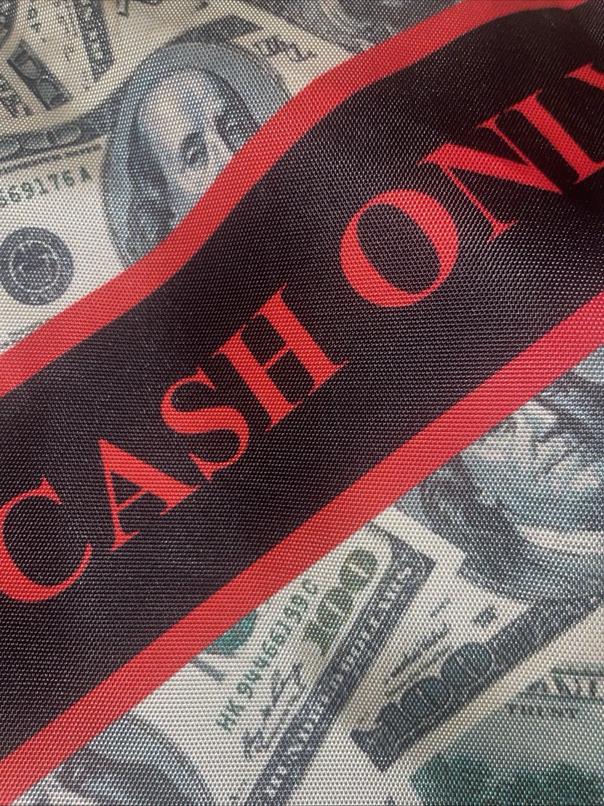 Cash Only Backpack Money Back Pack