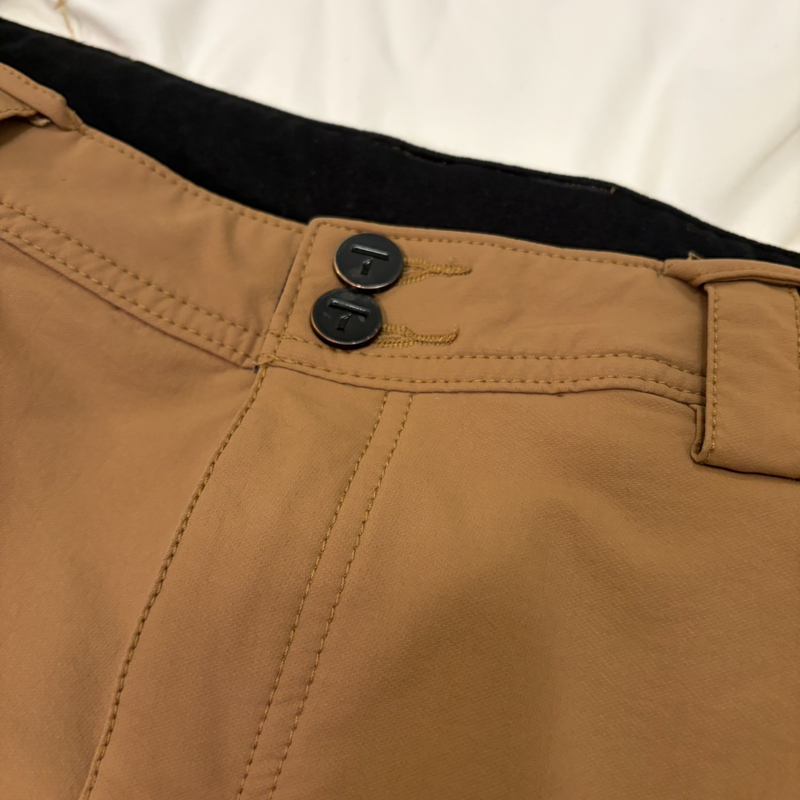 Truewerk T2 Werkpant Mens Size 38×36 Sand Straight Leg Nylon Poly Spandex Good