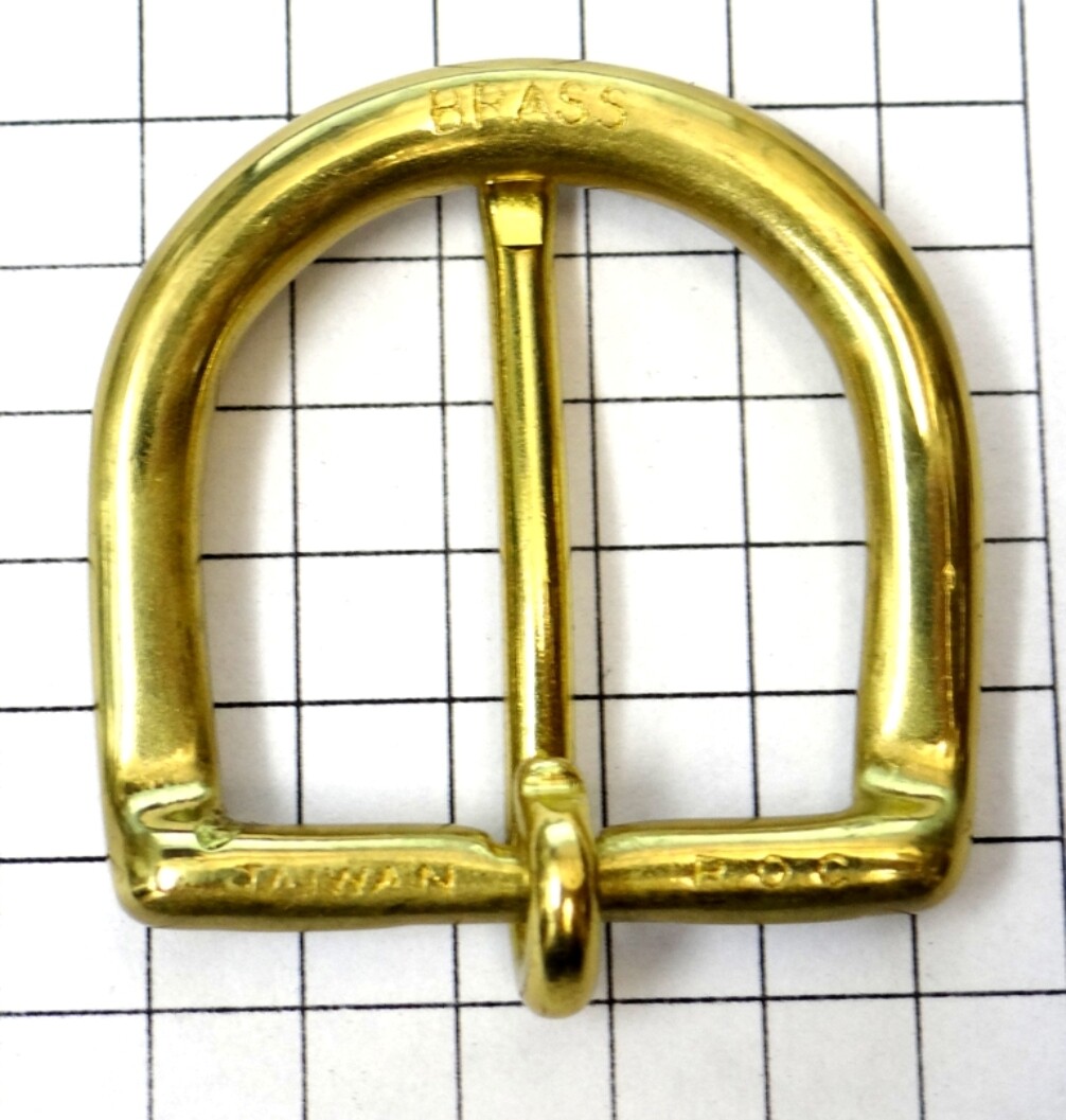 Solid Brass Belt Buckle – New – Fits 1″ Wide Belt