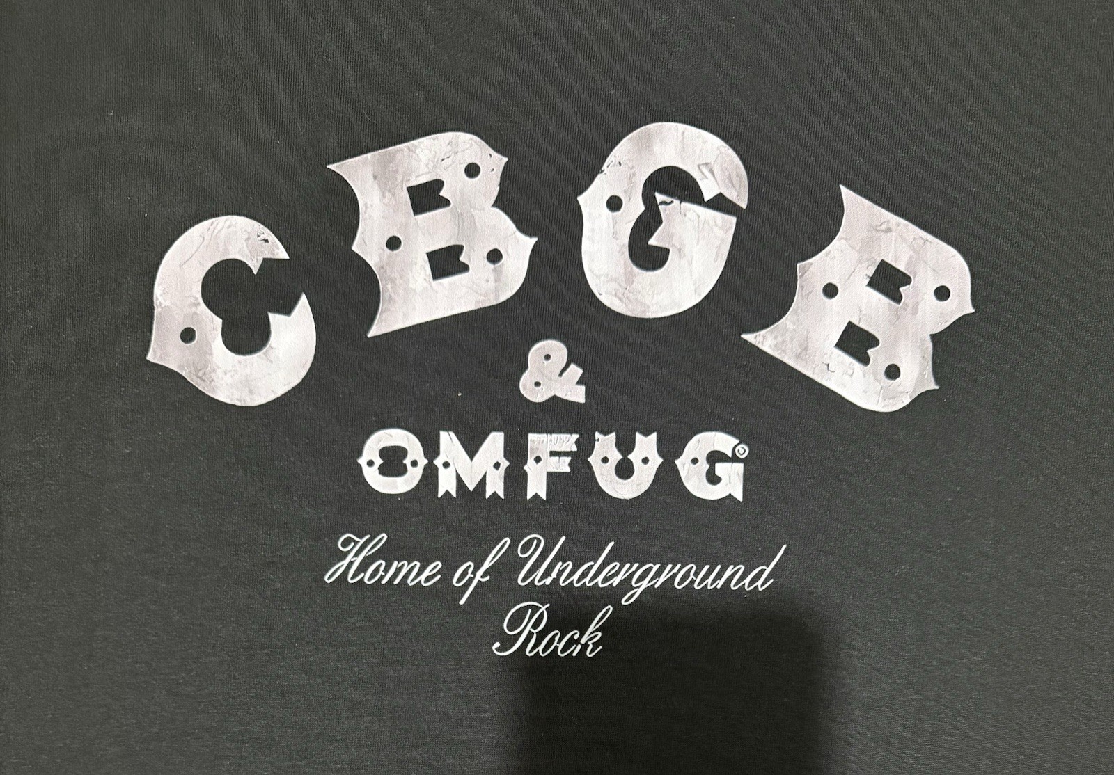 CBGB & OMFUG HOME OF UNDERGROUND ROCK CLUB T SHIRT BRAND NEW 💥BEST PRICE💥