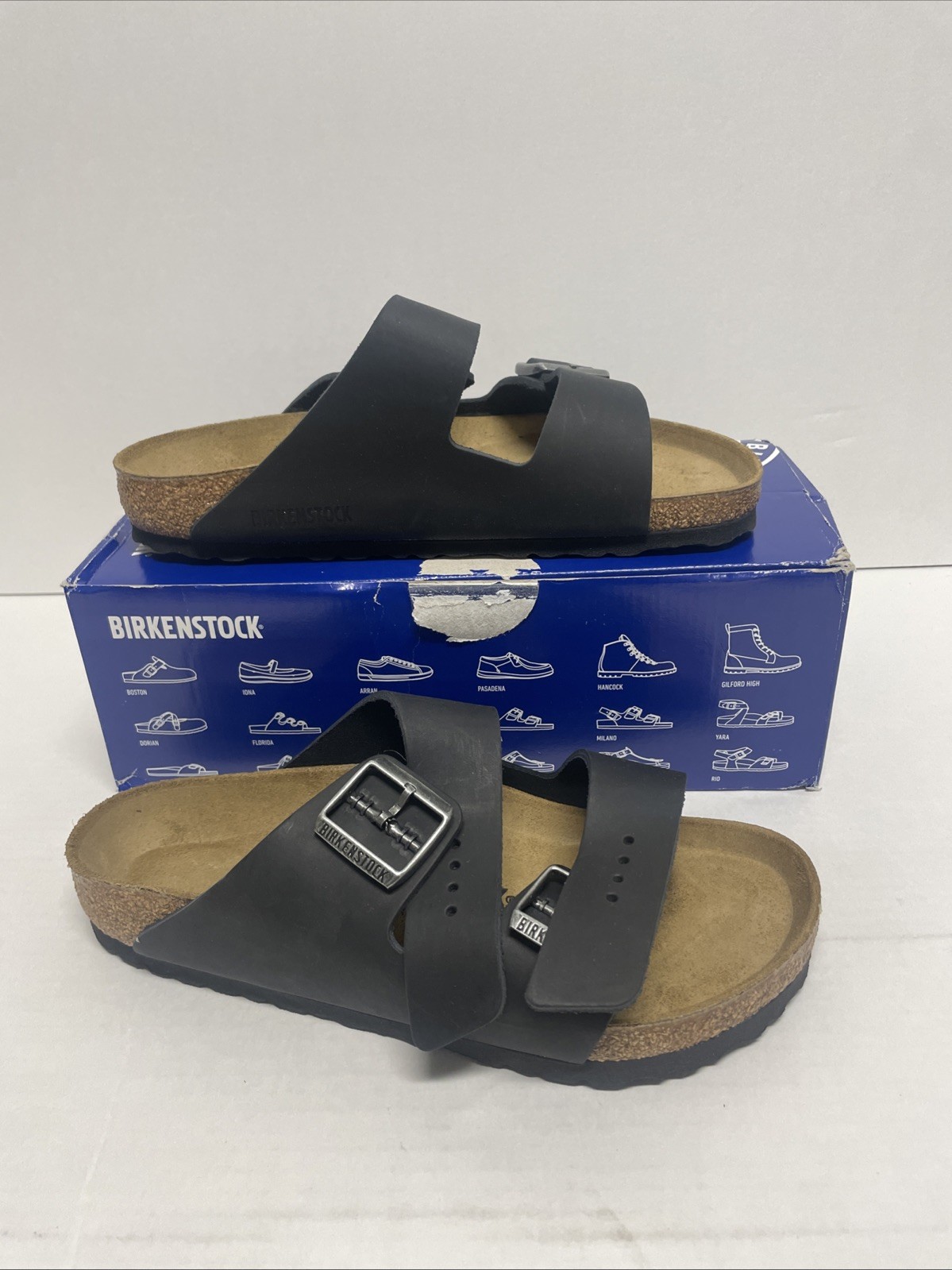 BIRKENSTOCK Arizona BS Slide Sandal Unisex Size US W8/M6 Black