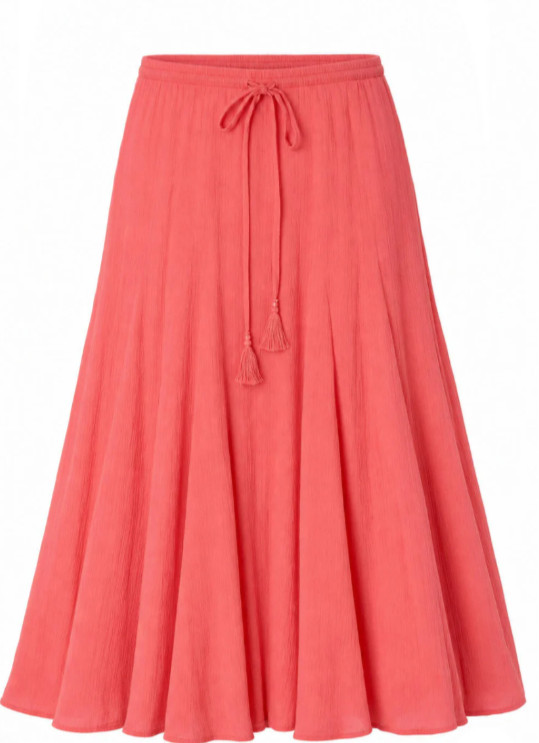 Ladies New Pure Cotton Fully Lined Skirt Ex EAST RRP £89 Sizes S M L XL