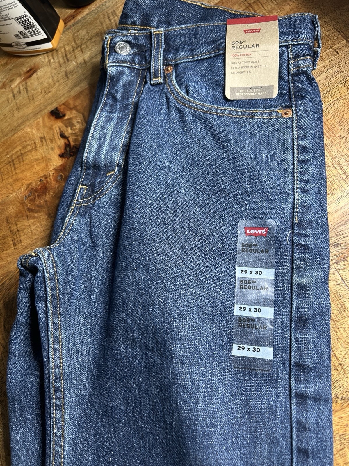 Levi’s 500 Series Men’s Blue Denim Jeans Regular Fit Mid Rise StraightZ#2