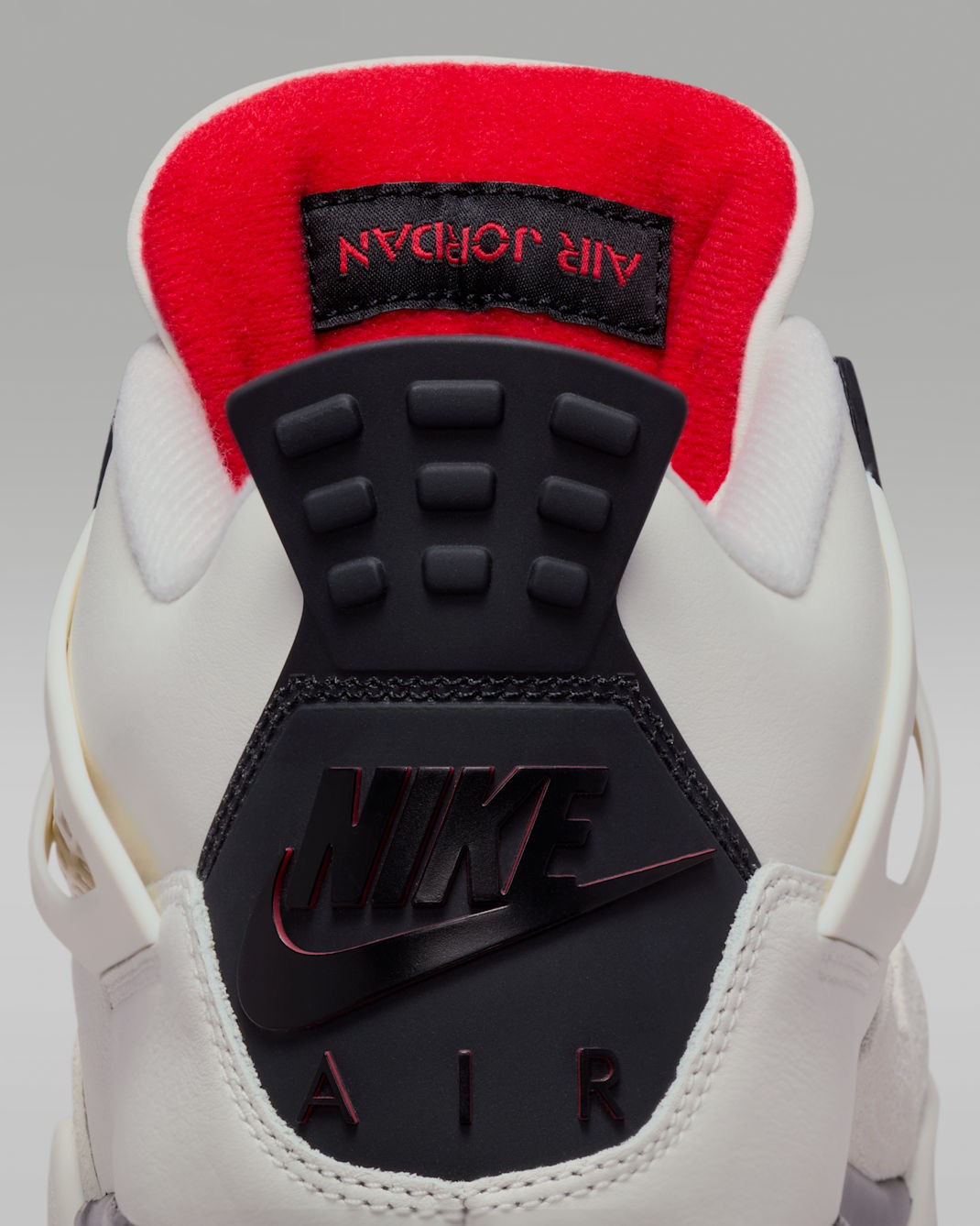 Nike Air Jordan 4 Retro OG FC Shoes Sail Black University Red IM4002-100 Men’s
