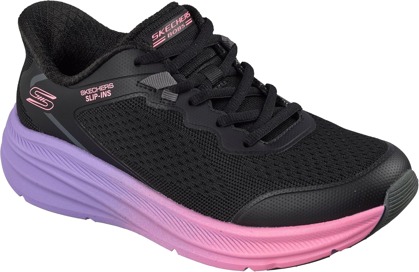 BOBS from SKECHERS Bobs Skillz – Too Essential – Black Multi – 5.5