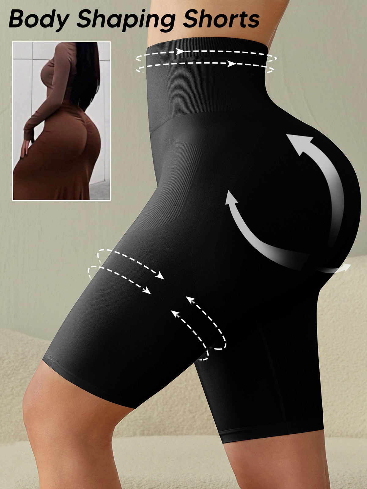 Fajas Women’s High Waist Shapewear Short Tummy Control Body Shaper Girdle Pants