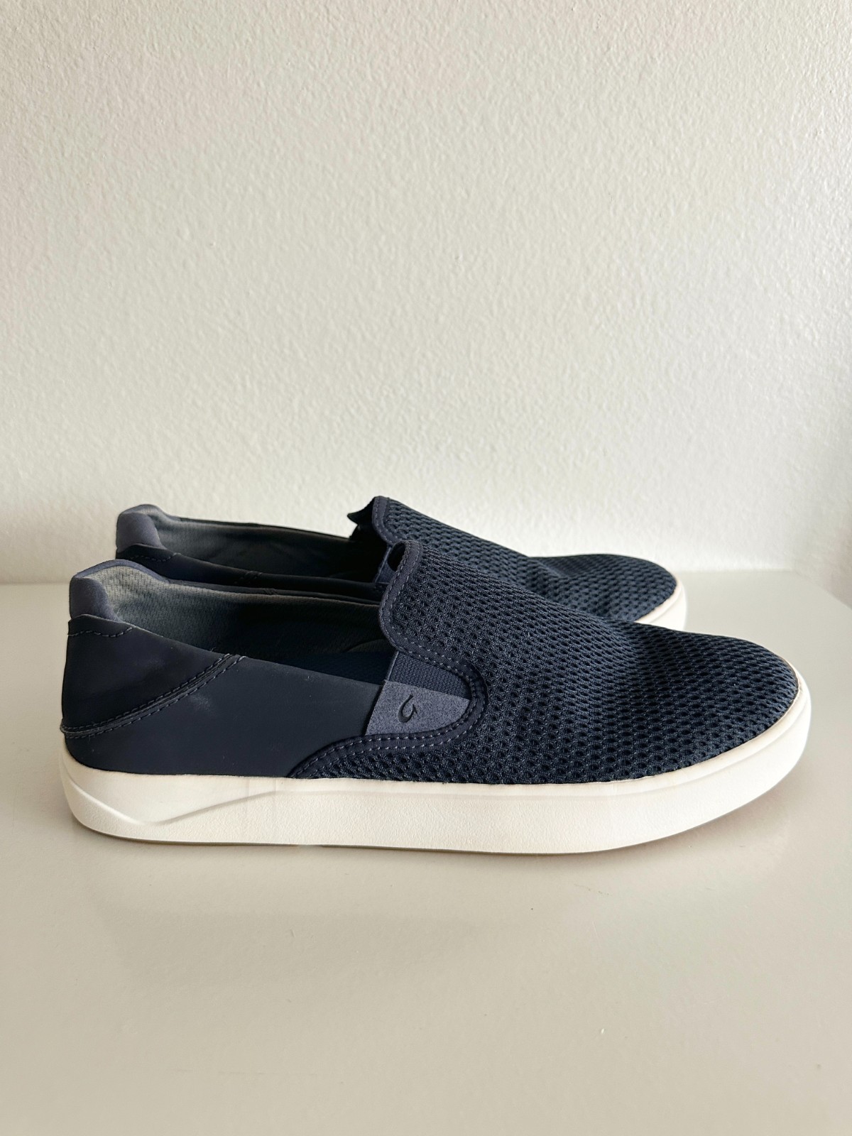 OLUKAI Lae’ahi Men’s Pavement Slip On Sneakers Convertible Blue Depth Men’s 10.5