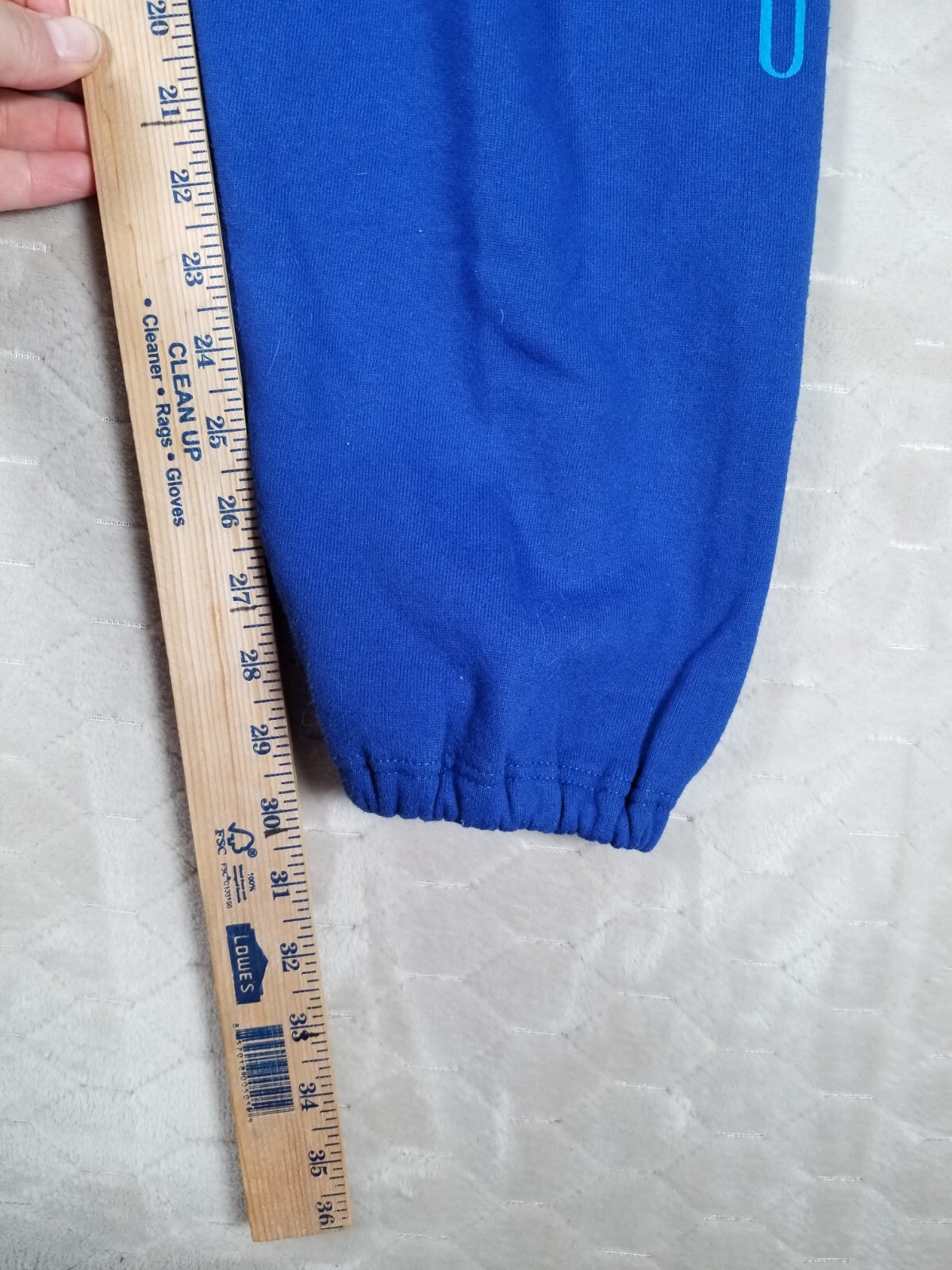 VTG UNR University of Nevad Reno Sweatpants Sz Lg Puff Print See Pics