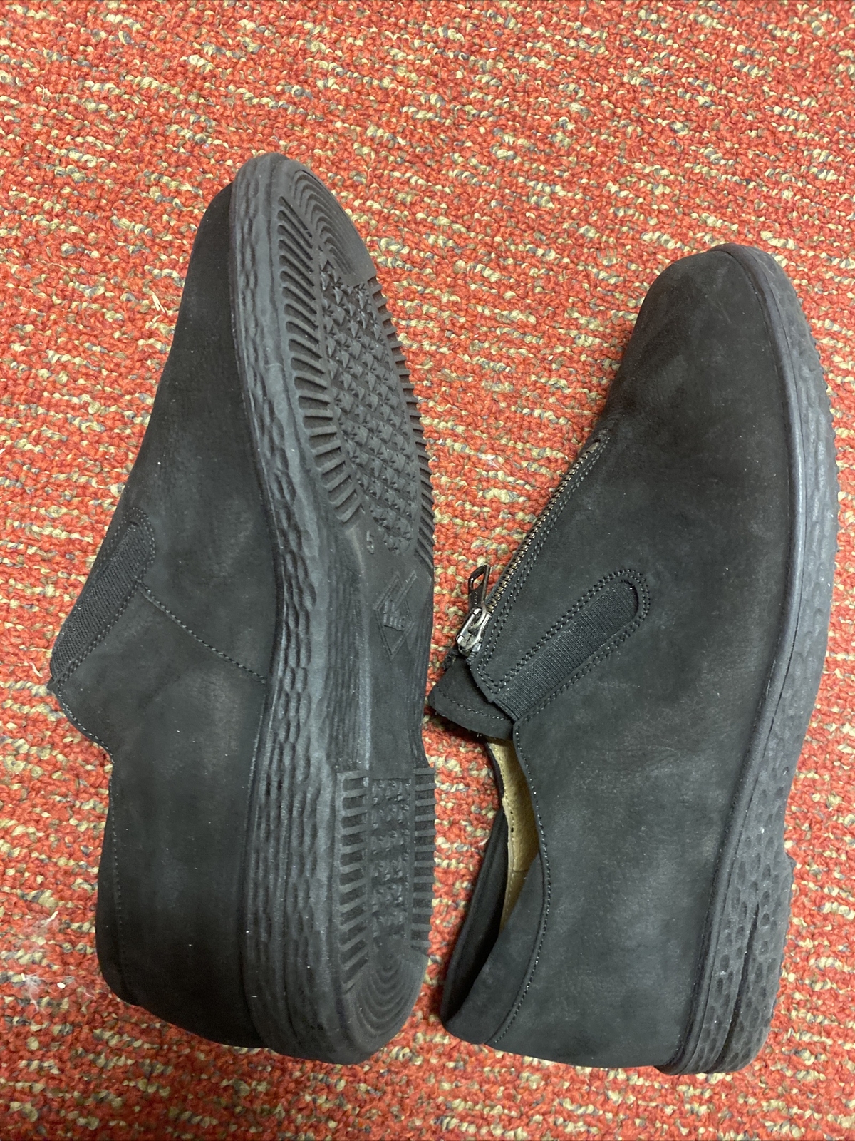 297-20W Sport Nubuk Theresia black sport nubuk lightsole Zipper Boston Black Sz7