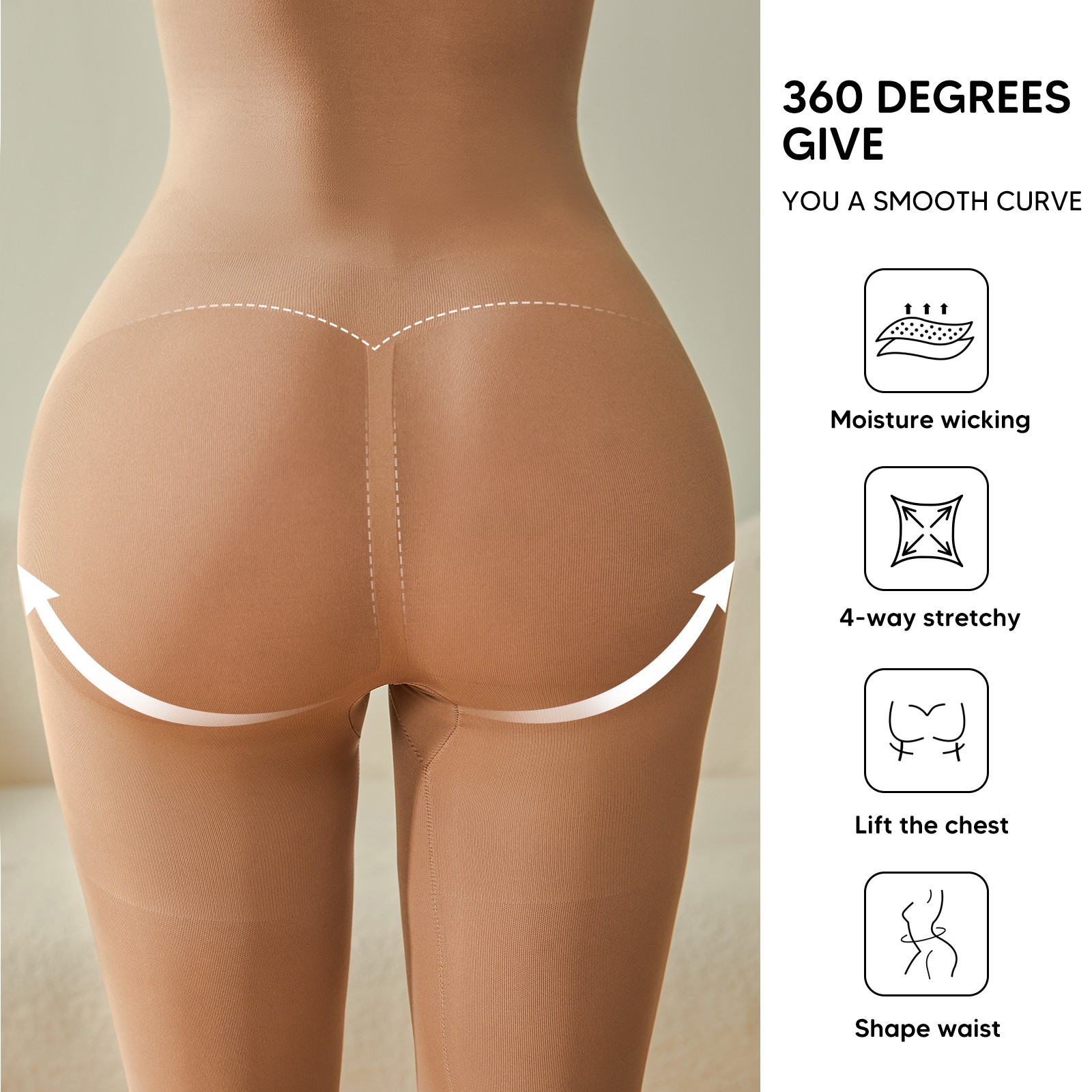 Fajas Colombianas Reductoras Levanta Cola Post Surgery Body Shaper Tummy Control