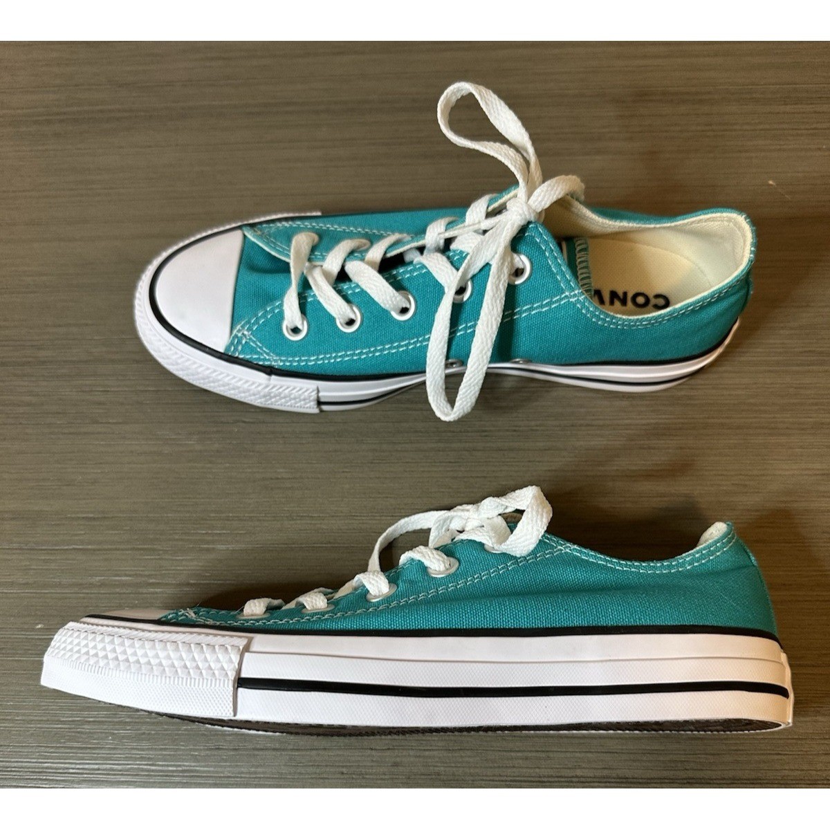 Converse All Star Sneaker Low Top Shoe Teal Men 4 Women 6 Canvas NEW No Box